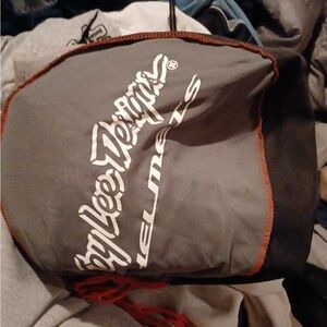 Troy Lee Designs Gray and Black Men's helmet